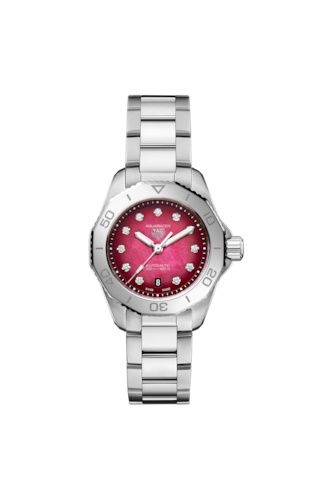 TAG Heuer Aquaracer Professional 200 Automatic 30 Stainless Steel / Red MOP